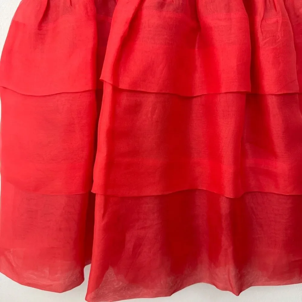 Florence Fancy Holiday Red Libby Dress size 12